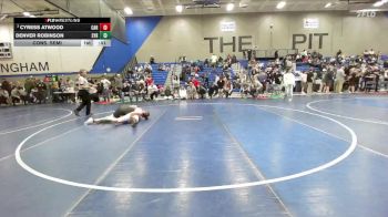 175 lbs Cons. Semi - Denver Robinson, Syracuse vs Cyress Atwood, Carbon