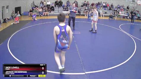 106 lbs Round 4 - Jack Lovell, COWA vs Jayson Dickerman, Sweet Home