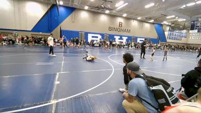 58 lbs Champ. Round 1 - Dawson Hunsaker, West Jordan vs Canyon Moffat, South Summit Wrestling Club