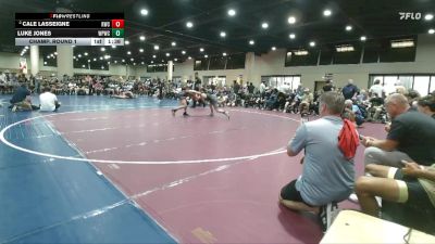 132 lbs Champ. Round 1 - Luke Jones, Wolf Pack Wrestling Club vs Cale LASSEIGNE, Rebel Wrestling Club