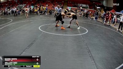 88-92 lbs Round 1 - Quinn Smith, Pursuit vs William Dies, Brecksville