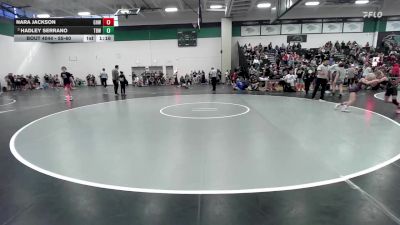 55-60 lbs Round 3 - Hadley Serrano, The Best Wrestler vs Nara Jackson, Greater Heights Wrestling