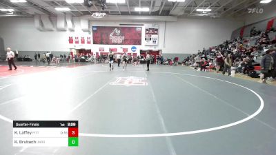 165 lbs Quarterfinal - Kelin Laffey, Pitt - Unatt vs Keith Brubach, Unrostered