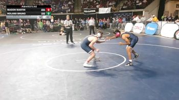 D 2 144 lbs Cons. Round 2 - Roland Bruno, Carencro vs Mason Martin, Archbishop Hannan