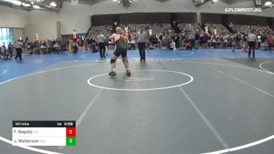 197 lbs Consi Of 8 #1 - Frank Regalis, Harry S. Truman vs James ...