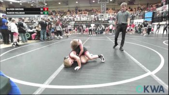 70 lbs Consolation - Oliver Brown, Tuttle Wrestling vs Kason Killman, Tuttle Wrestling