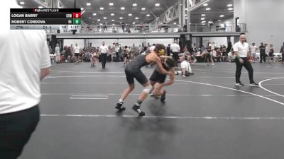 120 lbs Round 5 (6 Team) - Logan Barry, CTWHALE vs Robert Cordova, Division-1