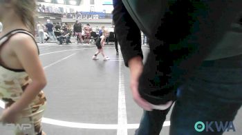 40 lbs Rr Rnd 1 - Alayna Marin, Woodward Youth Wrestling vs Vivian Manley, Perry Wrestling Academy