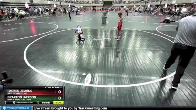 50-55 lbs Cons. Round 2 - Braxton Jackson, Rapids Wrestling Club vs Parker Jenkins, RT Elite Wrestling