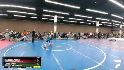 88-94 lbs Round 2 - Leire Smith, Dead Shot Wrestling Club vs Isabella Allen, Spring Klein Wrestling Club