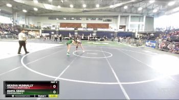 107 lbs Champ. Round 1 - Ishita Singh, Shenendehowa-2 vs Akasha Nunnally, Jamesville Dewitt/CBA-3