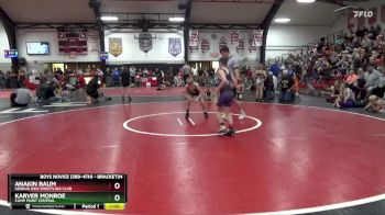 Quarterfinal - Anakin Baum, Keokuk Kids Wrestling Club vs Karver Monroe, Camp Point Central