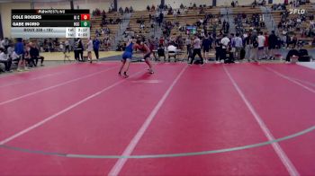 197 lbs Cons. Round 1 - Gabe Inorio, Harper CC vs Cole Rogers, Iowa Central Community College