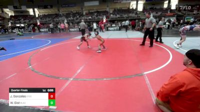 62 lbs Quarterfinal - Jaxtin Gonzales, Steel City Reloaded WC vs Whitaker Gist, Black Fox Wrestling Academy