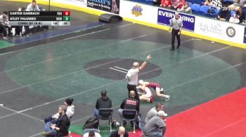 82 lbs Consi Of 16 #1 - Carter Dambach, Freedom vs Atley Palumbo, Dubois