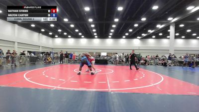 285 lbs Cons. Round 2 - Nathan Stiebs, WI vs Milton Carter, CA