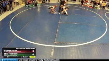 55-65 lbs Semifinal - Camille Fisher, Glenns Ferry Wrestling Club vs Leah McBroom, Aniciete Training Club