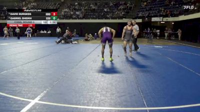 174 lbs Cons. Round 3 - David Burgess, Huntingdon vs Gabriel Sheikh, University Of The Ozarks