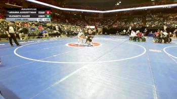 130 Class 1 lbs Cons. Semi - Elizabeth Hager, Lexington vs Arianna Augustyniak, St. Charles West