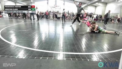 88-95 lbs Consi Of 4 - Francesca Hester, Runestone vs Ashlynn Clark, Team Nomad