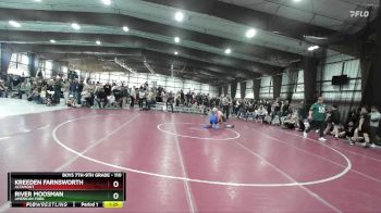 110 lbs 5th Place Match - River Moosman, American Fork vs Kreeden Farnsworth, Altamont