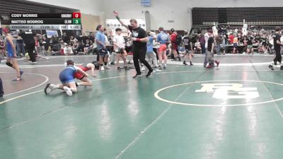 77 lbs Rr Rnd 7 - Cody Morris, Kingsway - MSC vs Matteo Bodrog, Clearview - MSC