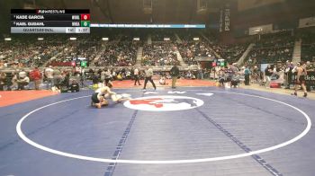 3A-120 lbs Quarterfinal - Kade Garcia, Worland vs Kael Gudahl, Wheatland