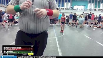 68 lbs Round 6 (8 Team) - Eli Gentry, Florida Scorpions Black vs Christopher Weiner, U2 Upstate Uprising