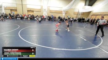 52 lbs Champ. Round 1 - Kaliber Thomas, Delta Wrestling Club vs Owen Christenson, Sons Of Atlas Wrestling Club