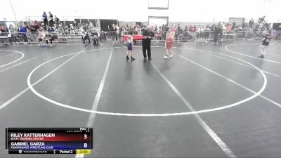 67 lbs Cons. Round 2 - Riley Katterhagen, B.A.M. Training Center vs Gabriel Garza, Mukwonago Wrestling Club