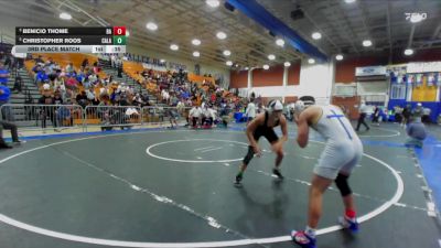 120 lbs 3rd Place Match - Benicio Thome, Bishop Amat vs Christopher Roos, Calabasas
