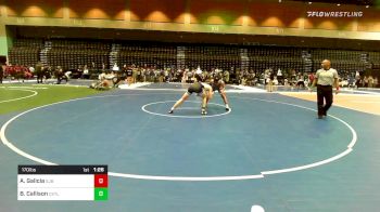 170 lbs Round Of 16 - Abraham Galicia, St John Bosco vs Brennan Callison, Casteel