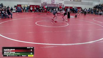 160 lbs Cons. Round 3 - Austin Gruis, Worthington vs Bryan Rhode, Dawson-Boyd - Lac Qui Parle - Montevideo United