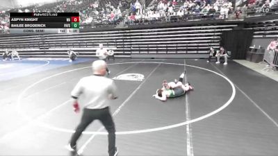 5A 140 lbs Cons. Semi - Bailee Broderick, Payson vs Aspyn Knight, Wasatch