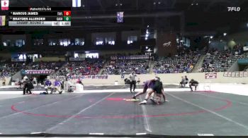 215 lbs Champ. Round 2 - Marcus James, Taylor County vs Brayden Allender, Campbell County
