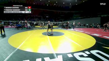 6A Boys 190 lbs Champ. Round 2 - Preston Vandehey, Forest Grove Boys vs Maddox Santana, South Salem Boys