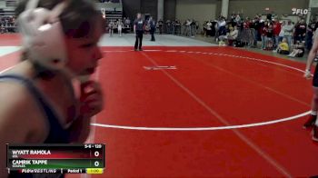 120 lbs Champ. Round 1 - Camrik Tappe, Staples vs Wyatt Ramola, GSL