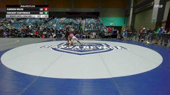 126 lbs Consolation - Carson Miles, Liberty vs Vincent Contreras, Nampa