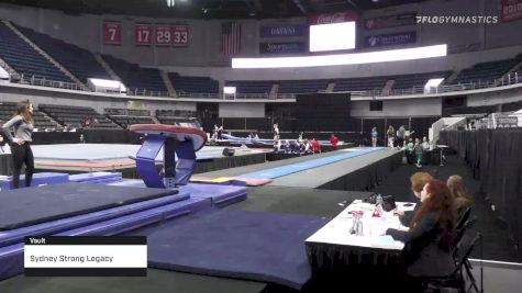 Sydney Strong Legacy Gymnastics - Vault - 2022 Elevate the Stage Huntsville presented by SportsMED & Crestwood