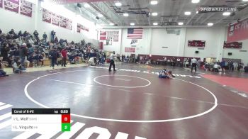 132 lbs Consi Of 8 #2 - Logan Wolf, Somers vs Louis Virgulto, Haddam-Killingworth