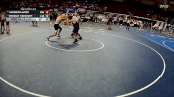 D 1 175 lbs Cons. Round 4 - Bradley Anderson, St. Amant vs Harrison Ayres, C.E. Byrd