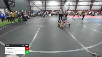 48 lbs Consi Of 8 #2 - Austin Yarussi, Clinton, NJ vs Mason Falcone, King Of Prussia, PA