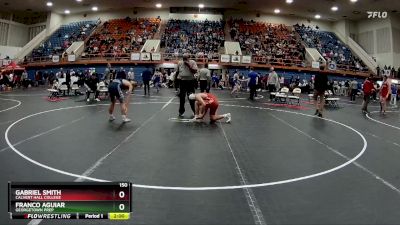 150 lbs Champ. Round 2 - Franco Aguiar, Georgetown Prep vs Gabriel Smith, Calvert Hall College