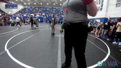 78 lbs Rr Rnd 3 - Avriella Pretty Bear, Harrah Little League Wrestling vs Alana Clark, Choctaw Ironman Youth Wrestling