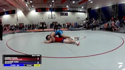 285 lbs 3rd Place Match - Basheer Hadi, Arlington vs James Fugal, Disrupter Wrestling Club