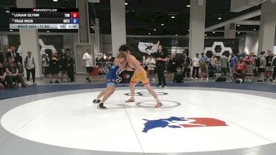 77 kg Quarters - Logan Glynn, The Best Wrestler vs Trae Rios, Oklahoma Regional Training Center