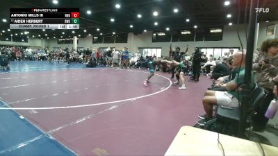 132 lbs Champ. Round 1 - Antonio Mills III, Roundtree Wrestling Academy vs Aiden Herbert, Rio Wrestling Club