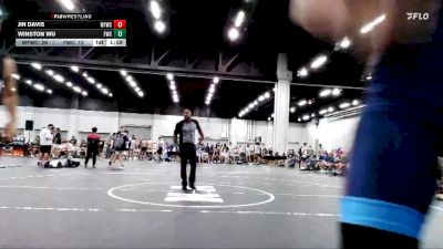 150 lbs Round 5 (6 Team) - Jin Davis, West Forsyth Wrestling Club vs Winston Wu, Fuller Wrestling Center