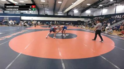 285 lbs Quarterfinal - Braden Ewing, Liberty vs Carter Stack, Washington And Lee