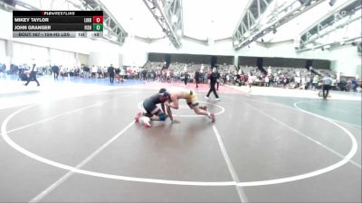 154-H2 lbs Semifinal - Mikey Taylor, Linden Street Wrestling Club vs John Granger, Fisheye